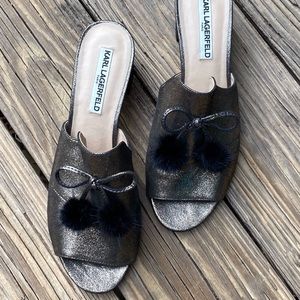 KARL LAGERFELD Mules - Hennie Pewter